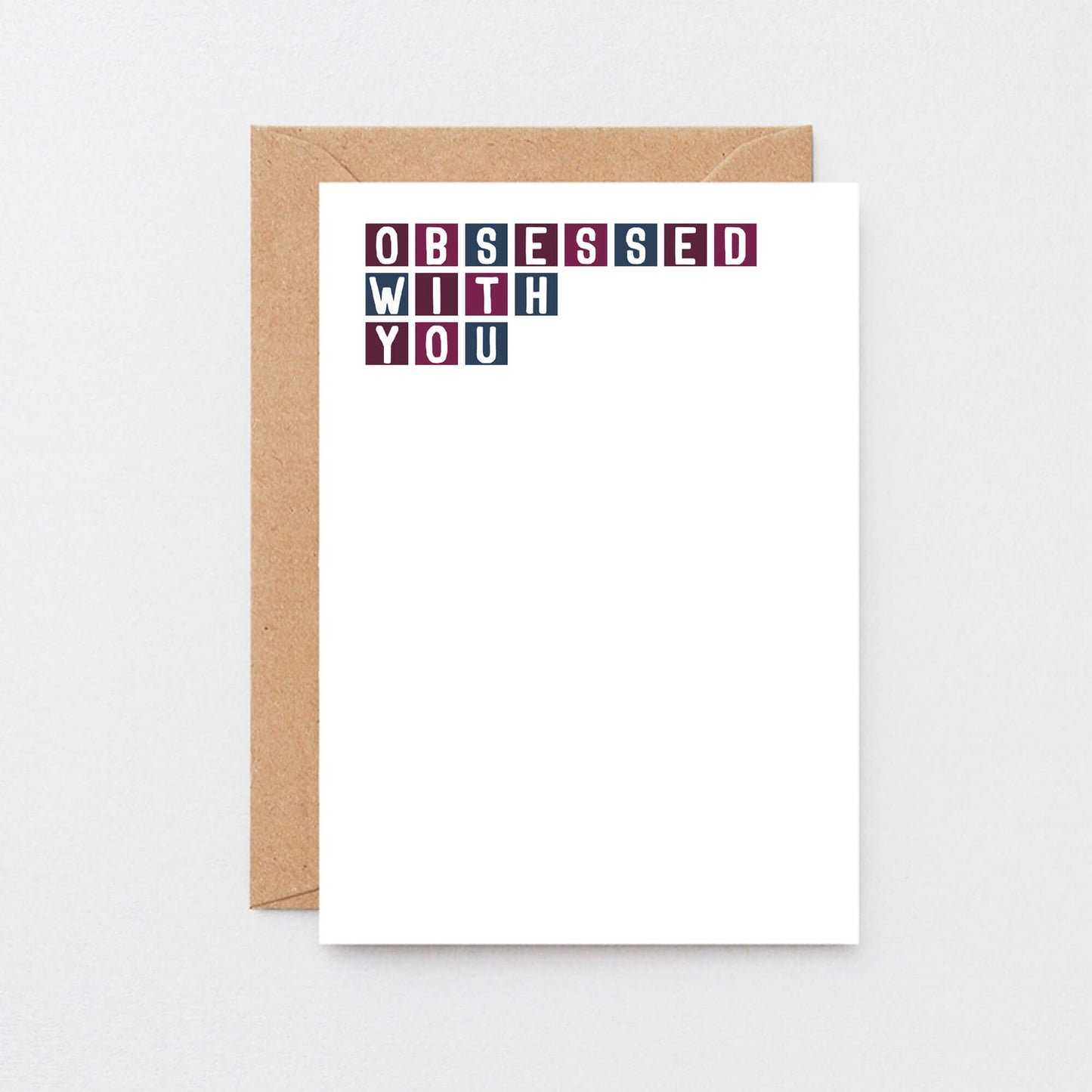 Obsessed With You Card by SixElevenCreations. Product Code SE0309A6