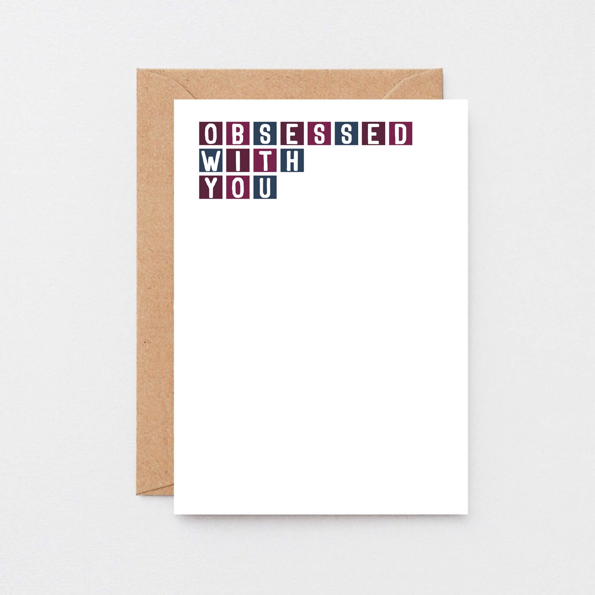 Obsessed With You Card by SixElevenCreations. Product Code SE0309A6