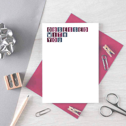 Obsessed With You Card by SixElevenCreations. Product Code SE0309A6