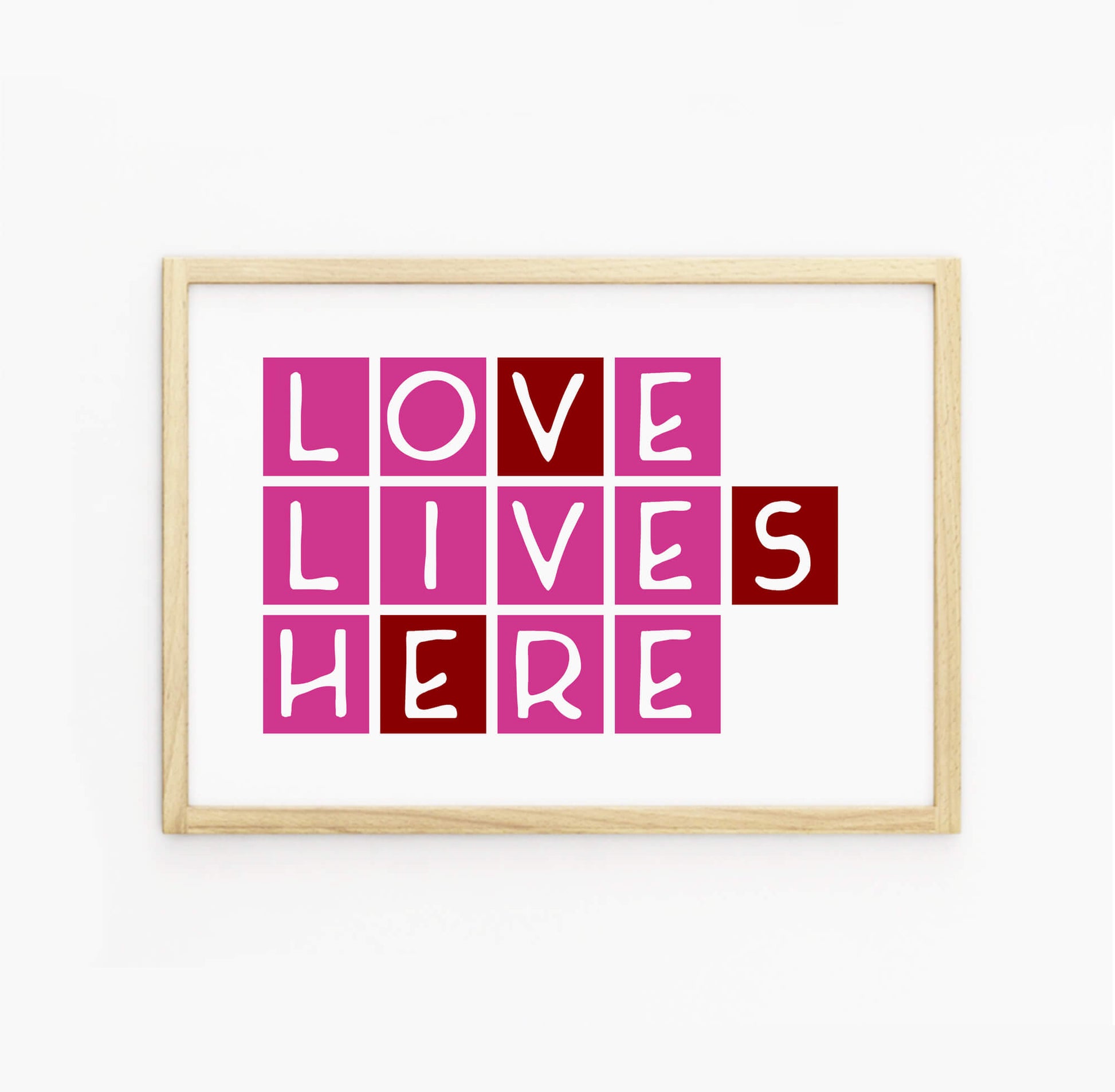 Love Lives Here Print-SixElevenCreations-SEL0003A5
