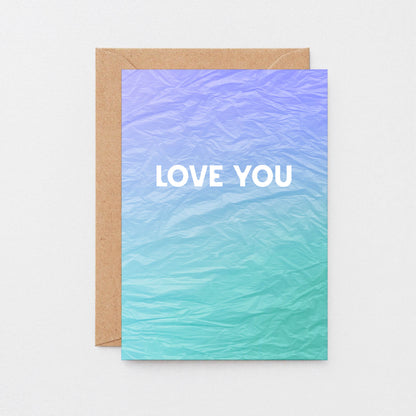 Love You Card by SixElevenCreations. Product Code SE4007A6