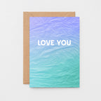 Love You Card by SixElevenCreations. Product Code SE4007A6