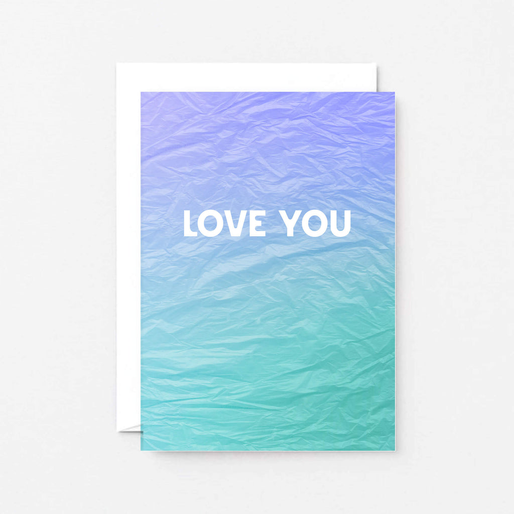 Love You Card by SixElevenCreations. Product Code SE4007A6