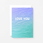 Love You Card by SixElevenCreations. Product Code SE4007A6