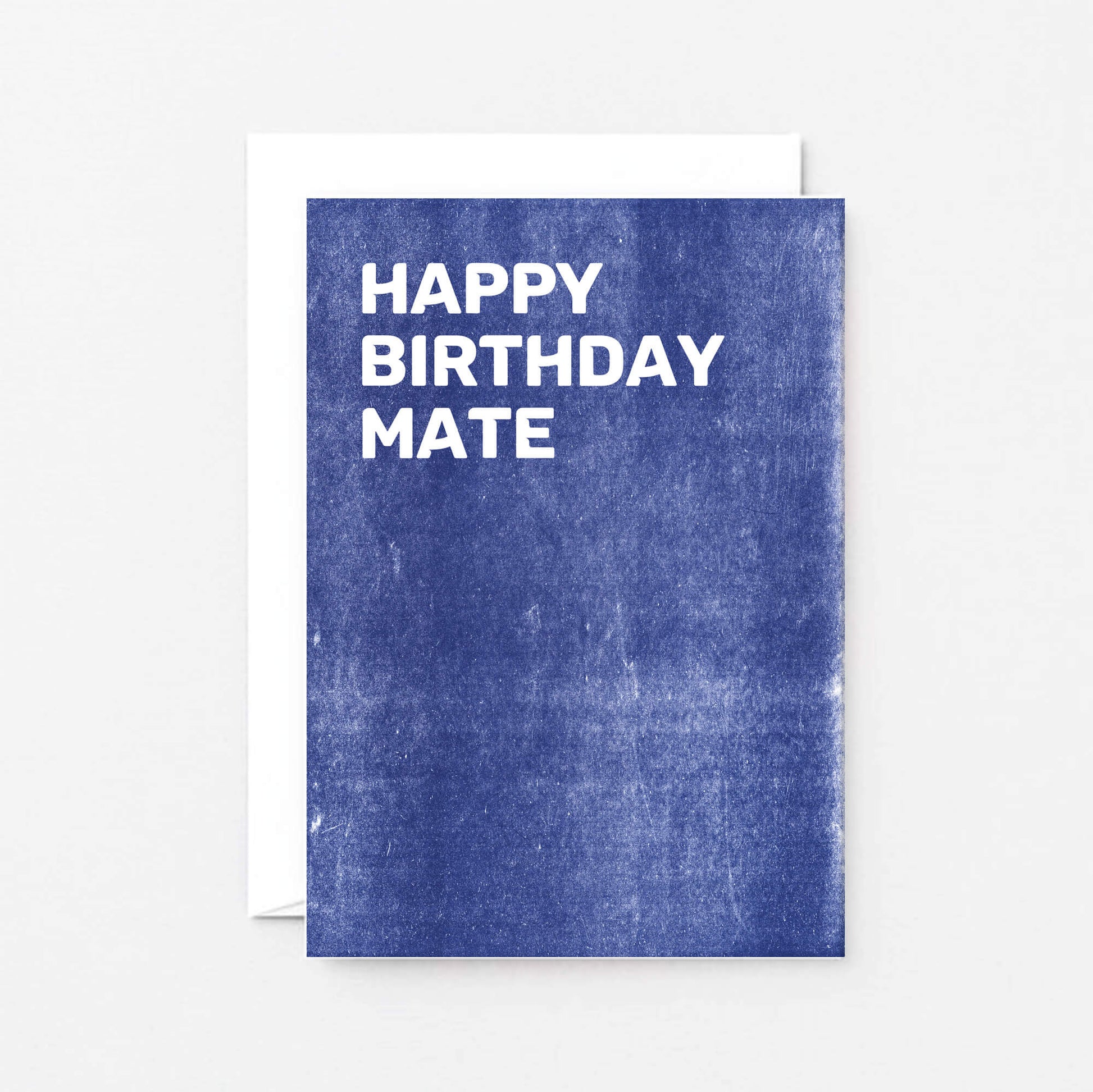 Birthday Card by SixElevenCreations. Reads Happy birthday mate. Product Code SE0804A6