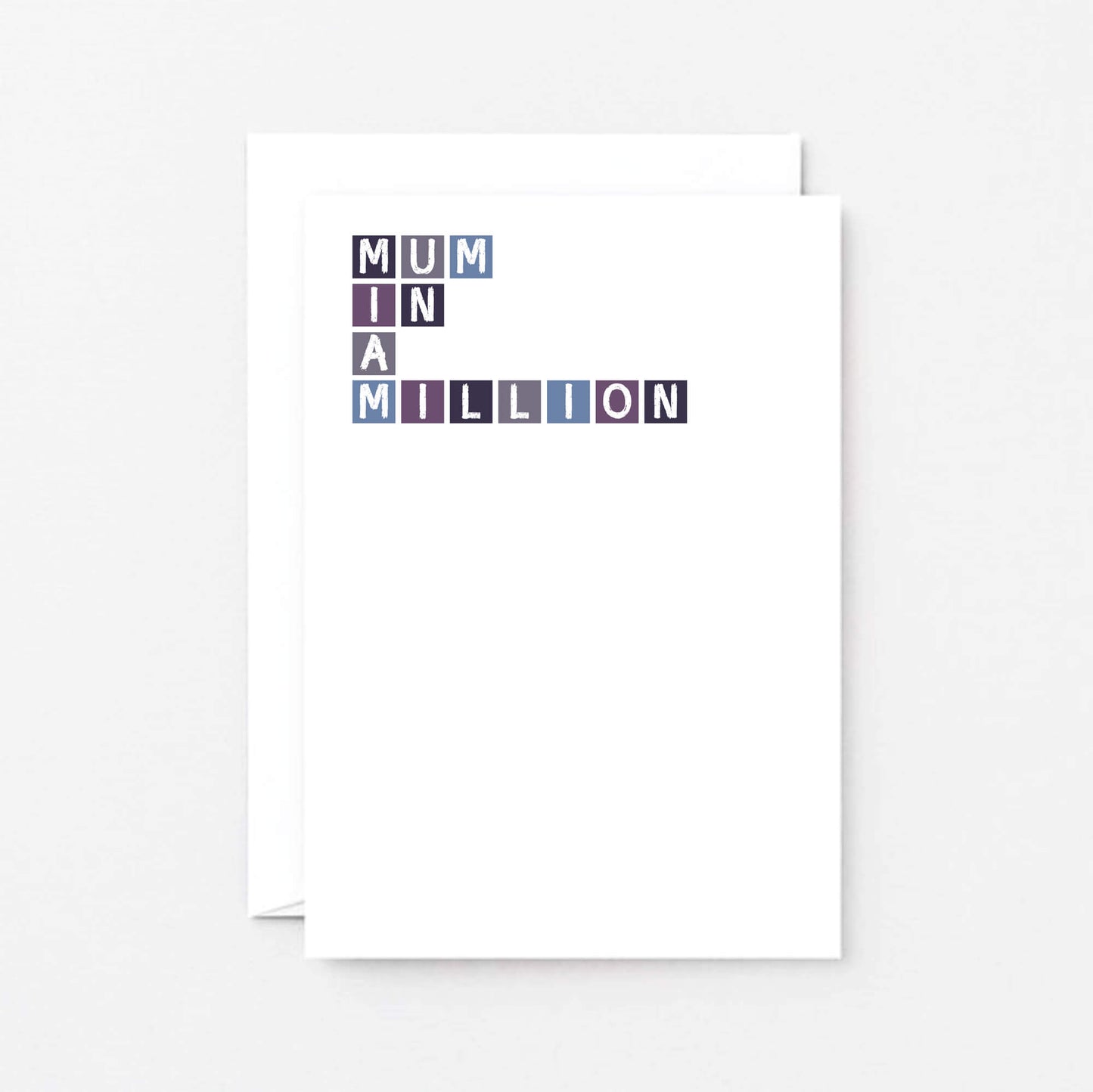 Mum In A Million Card by SixElevenCreations. Product Code SE0308A6