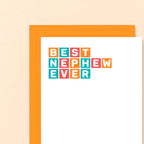 Best Nephew Ever Card by SixElevenCreations. Product Code SE0363A6