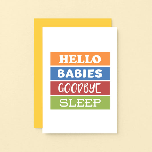 New Baby Twins Card by SixElevenCreations Product Code SE0005A6