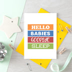 New Baby Twins Card by SixElevenCreations Product Code SE0005A6
