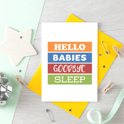New Baby Twins Card by SixElevenCreations Product Code SE0005A6