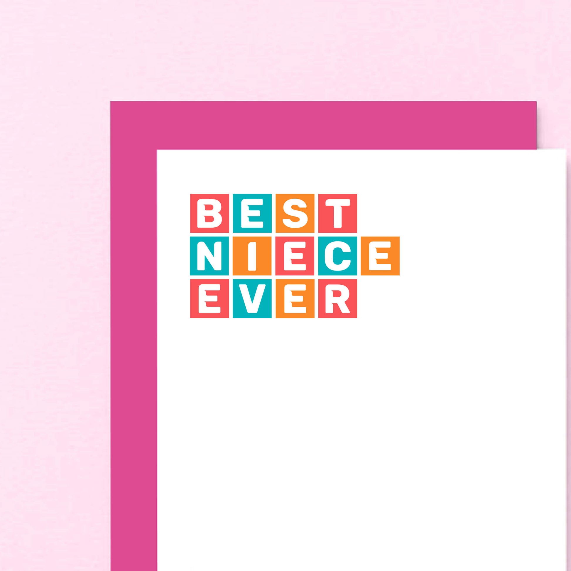 Best Niece Ever Card by SixElevenCreations. Product Code SE0364A6