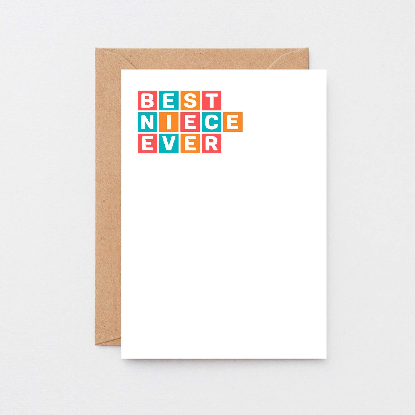 Best Niece Ever Card by SixElevenCreations. Product Code SE0364A6