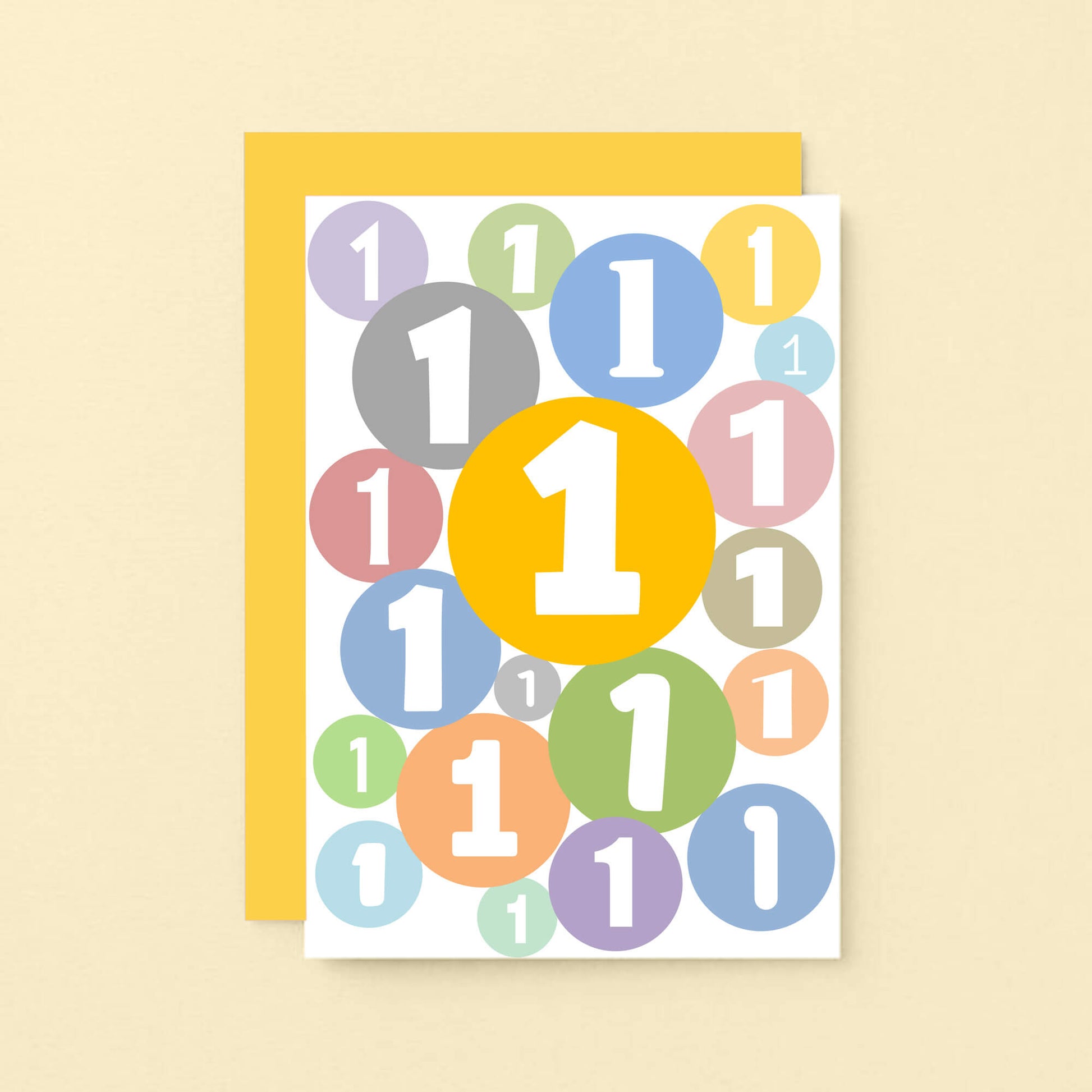 1st Birthday Card by SixElevenCreations. Product Code SE2061A6