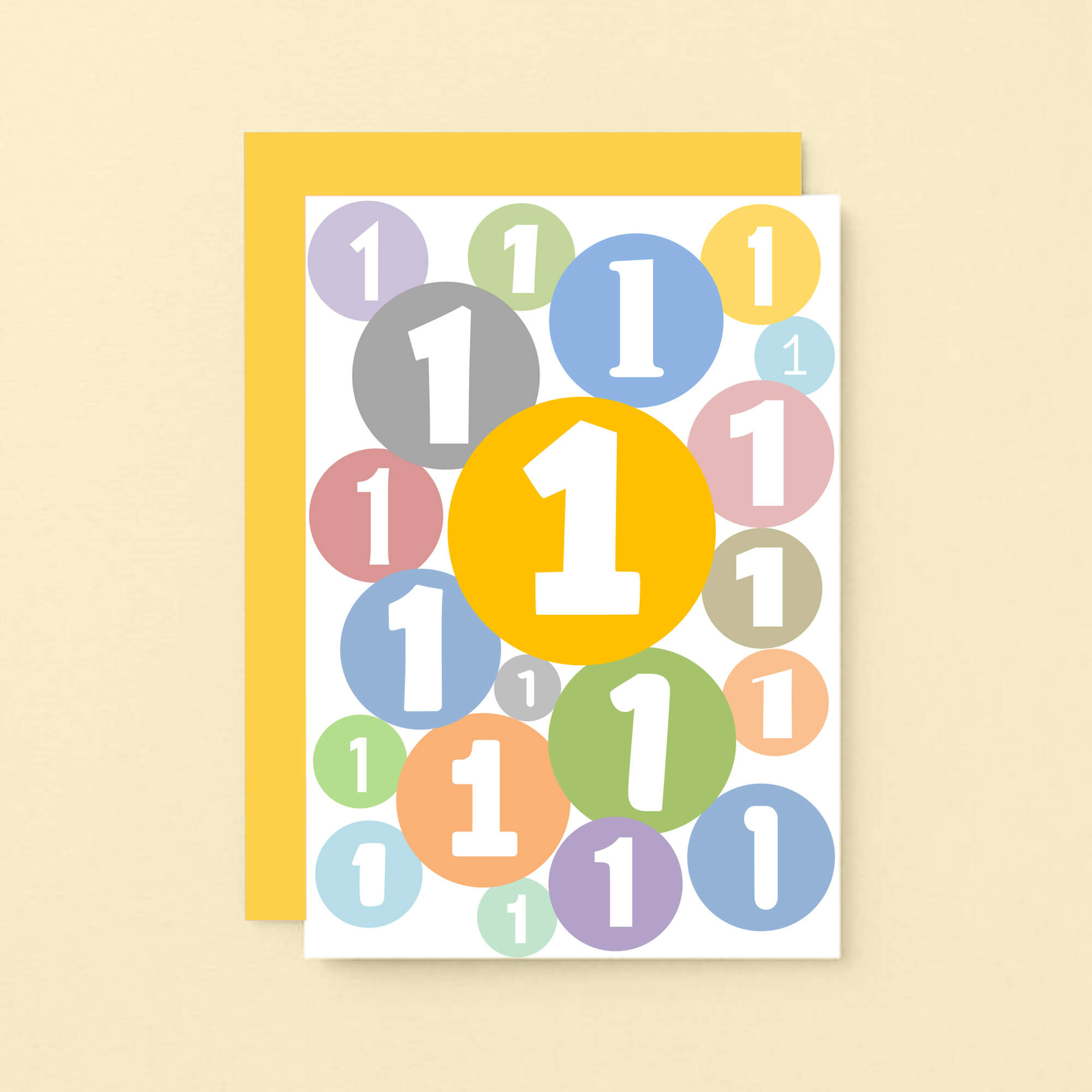 1st Birthday Card by SixElevenCreations. Product Code SE2061A6