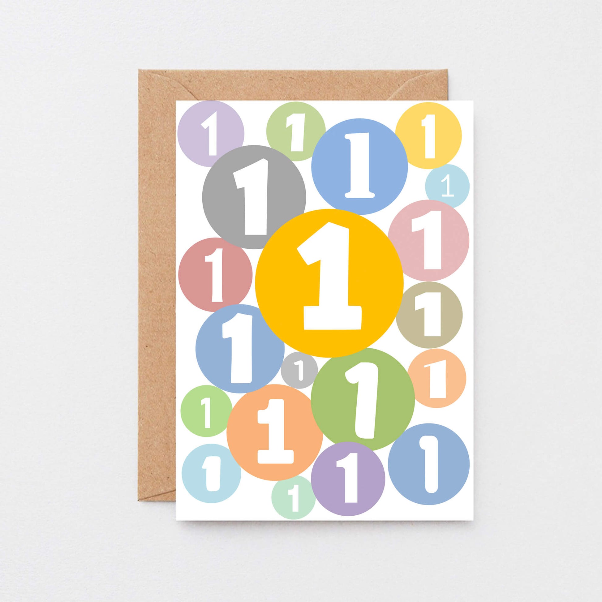 1st Birthday Card by SixElevenCreations. Product Code SE2061A6