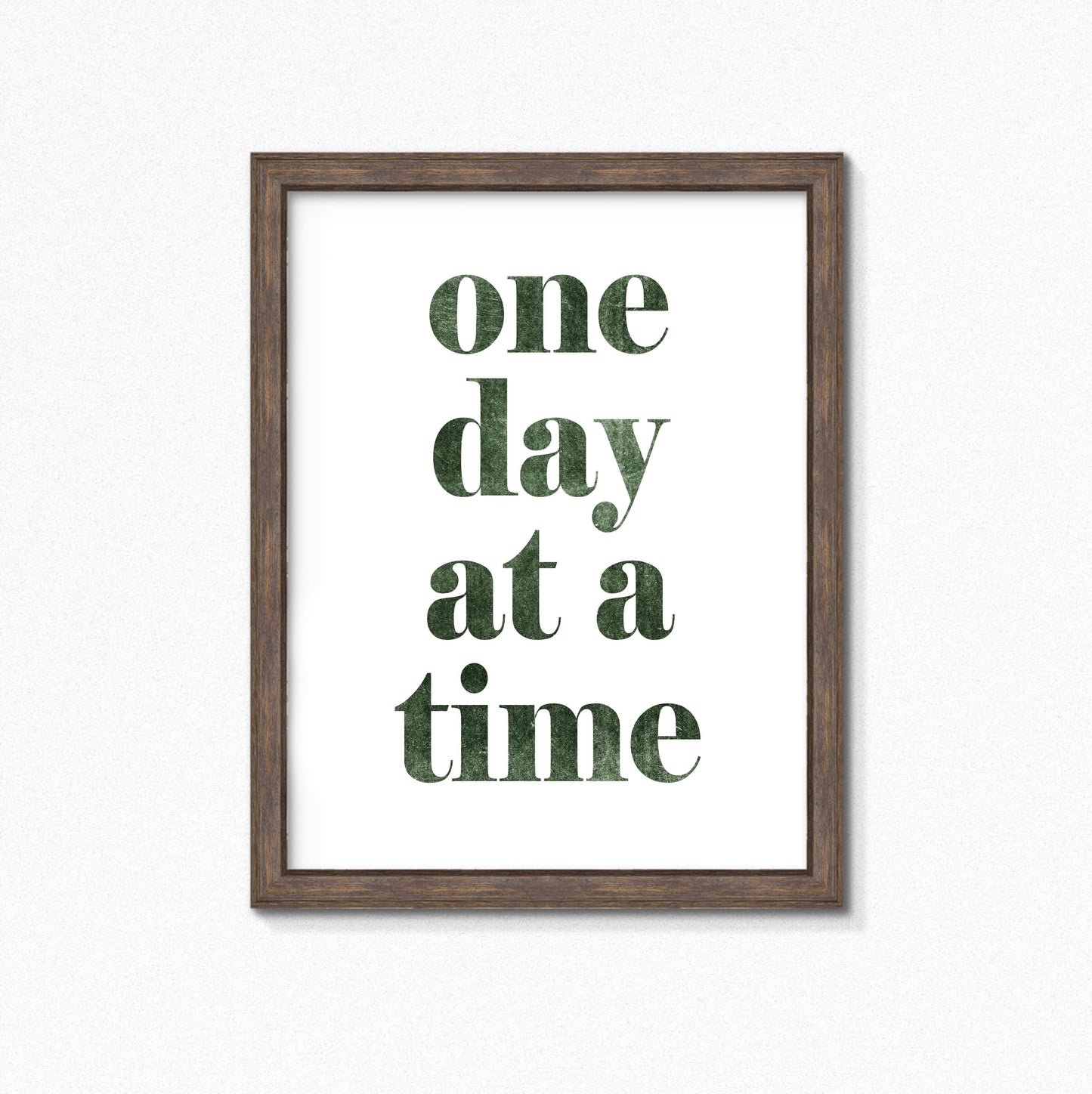 One Day At A Time Art Print by SixElevenCreations. Product Code SEP0701