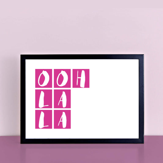 Ooh La La Wall Print-SixElevenCreations-SEL0002A5