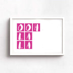 Ooh La La Wall Print-SixElevenCreations-SEL0002A5