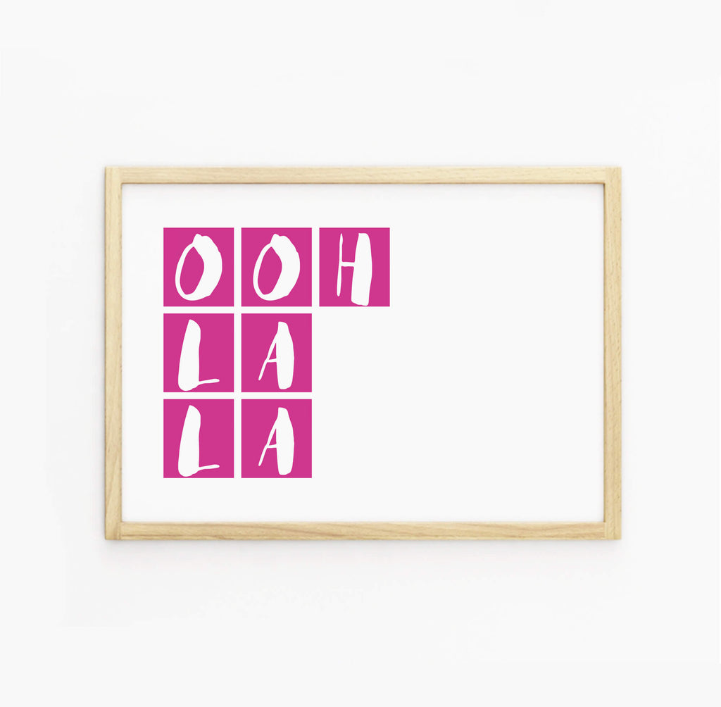 Ooh La La Wall Print-SixElevenCreations-SEL0002A5