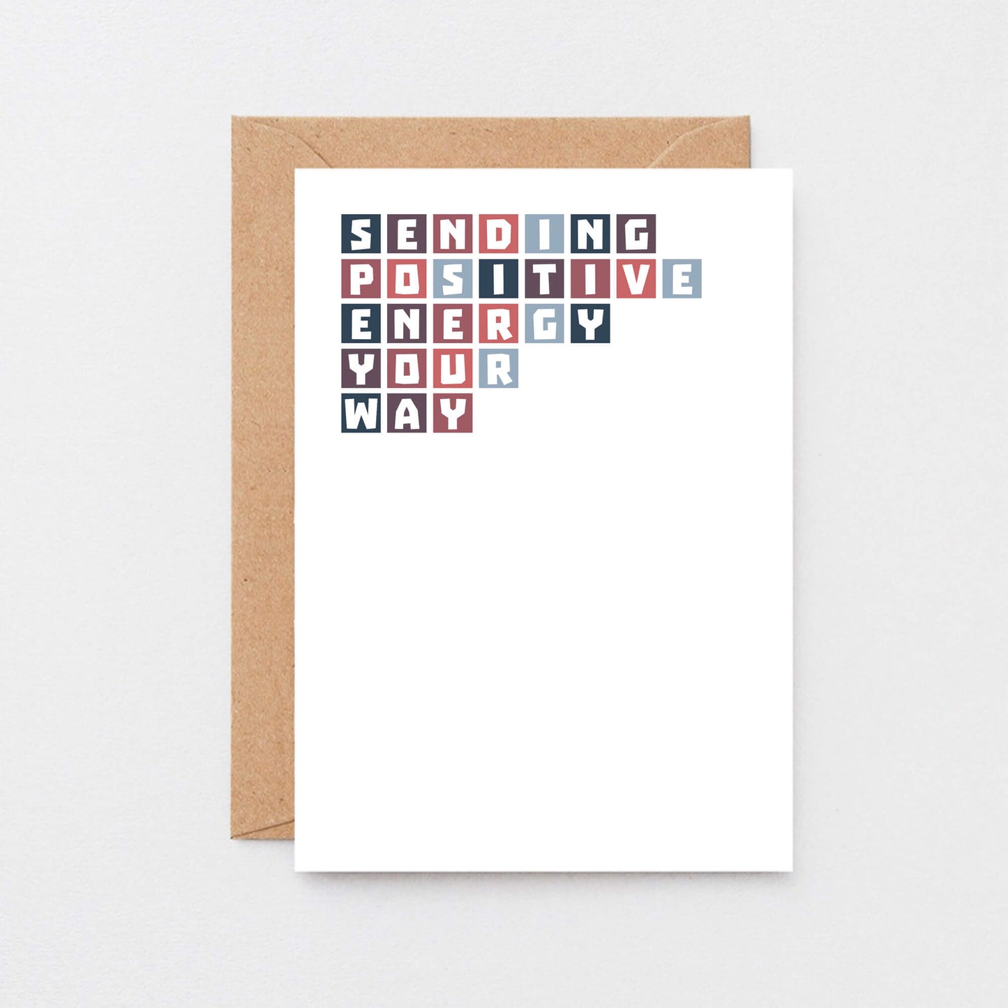 Sending Positive Energy Your Way Card by SixElevenCreations. Product Code SE0310A6