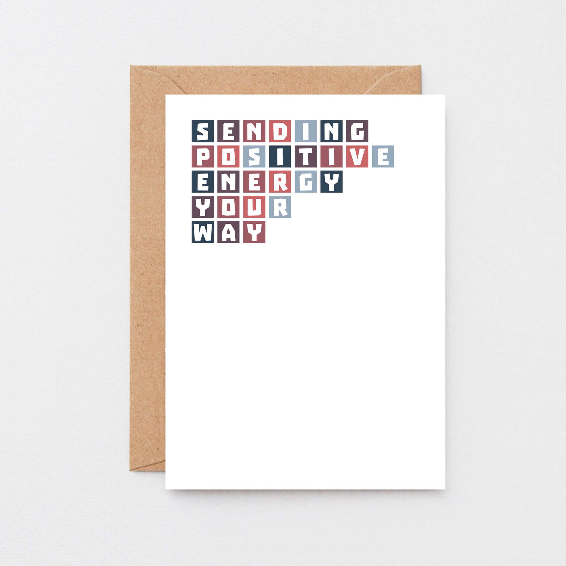 Sending Positive Energy Your Way Card by SixElevenCreations. Product Code SE0310A6