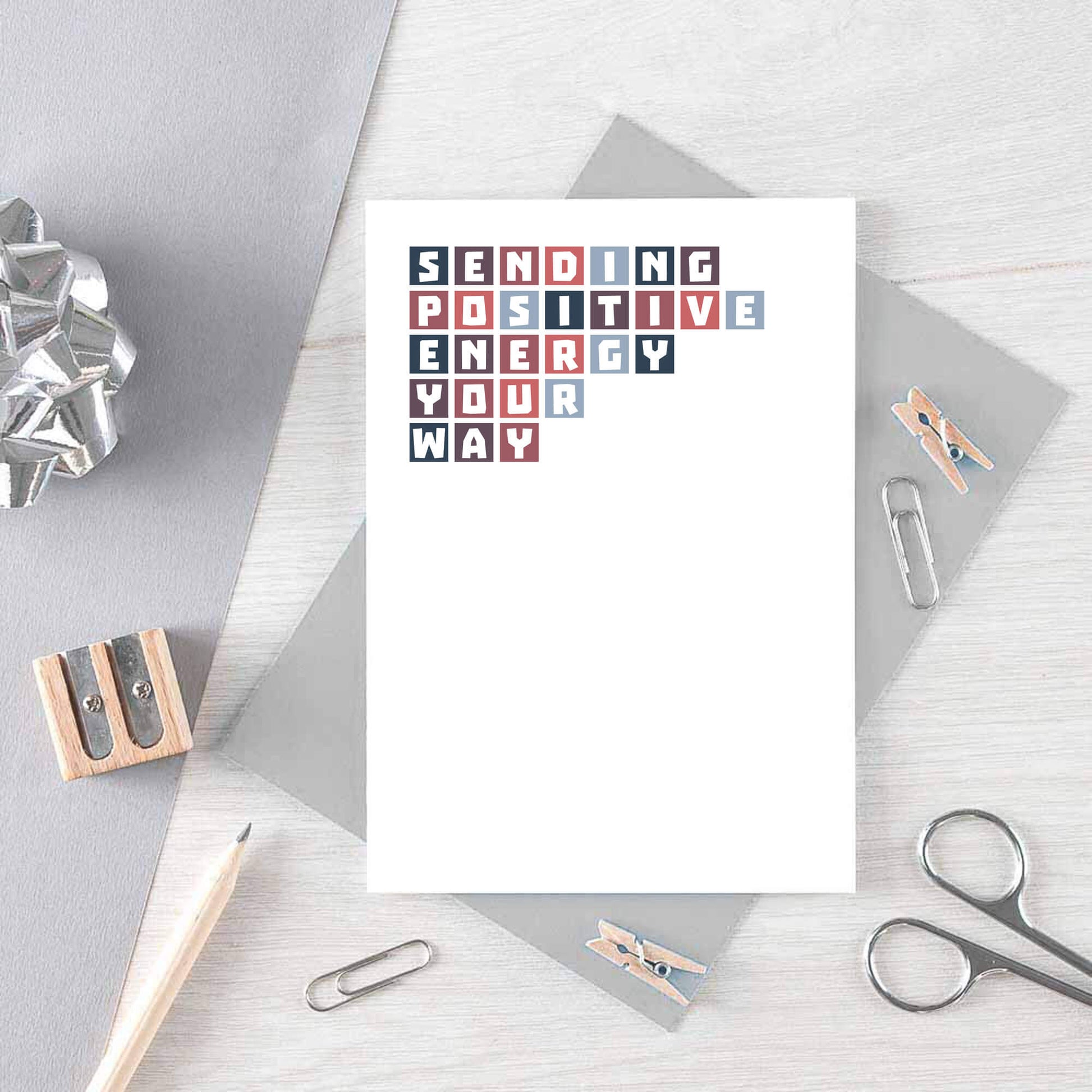 Sending Positive Energy Your Way Card by SixElevenCreations. Product Code SE0310A6