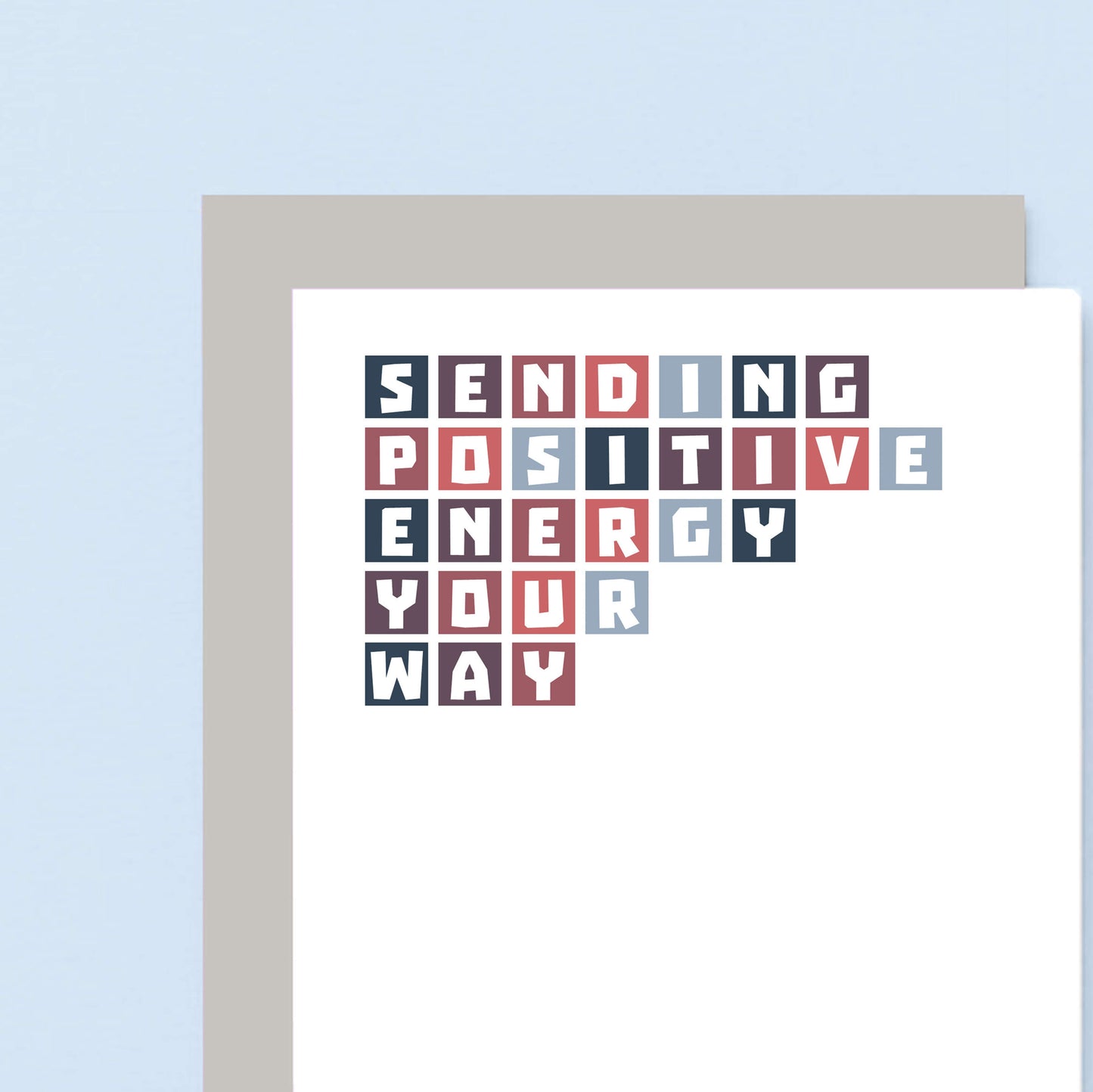 Sending Positive Energy Your Way Card by SixElevenCreations. Product Code SE0310A6