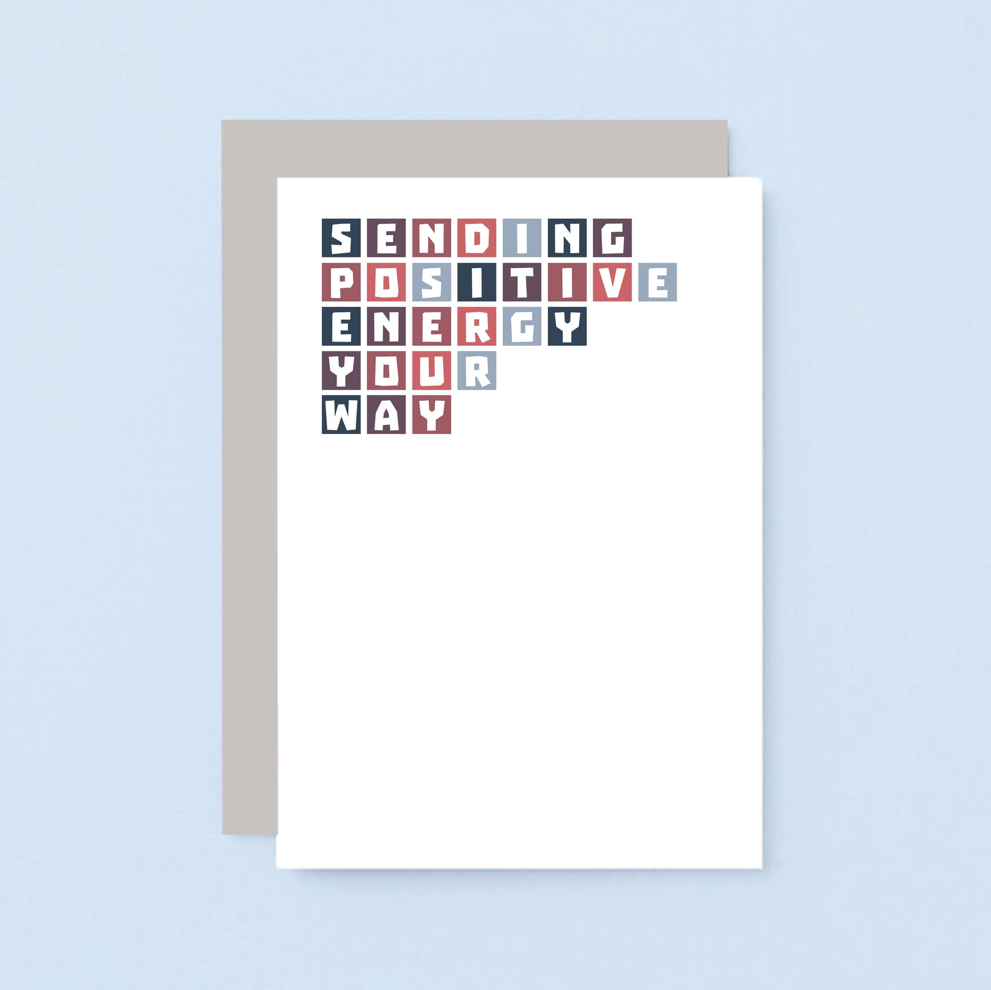 Sending Positive Energy Your Way Card by SixElevenCreations. Product Code SE0310A6