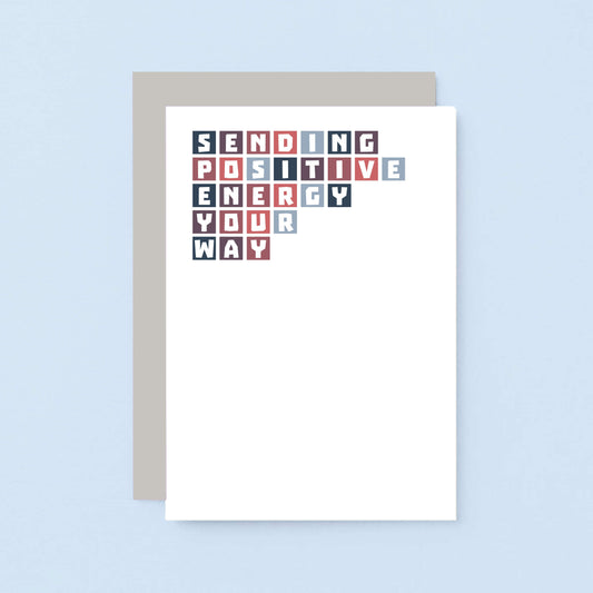 Sending Positive Energy Your Way Card by SixElevenCreations. Product Code SE0310A6
