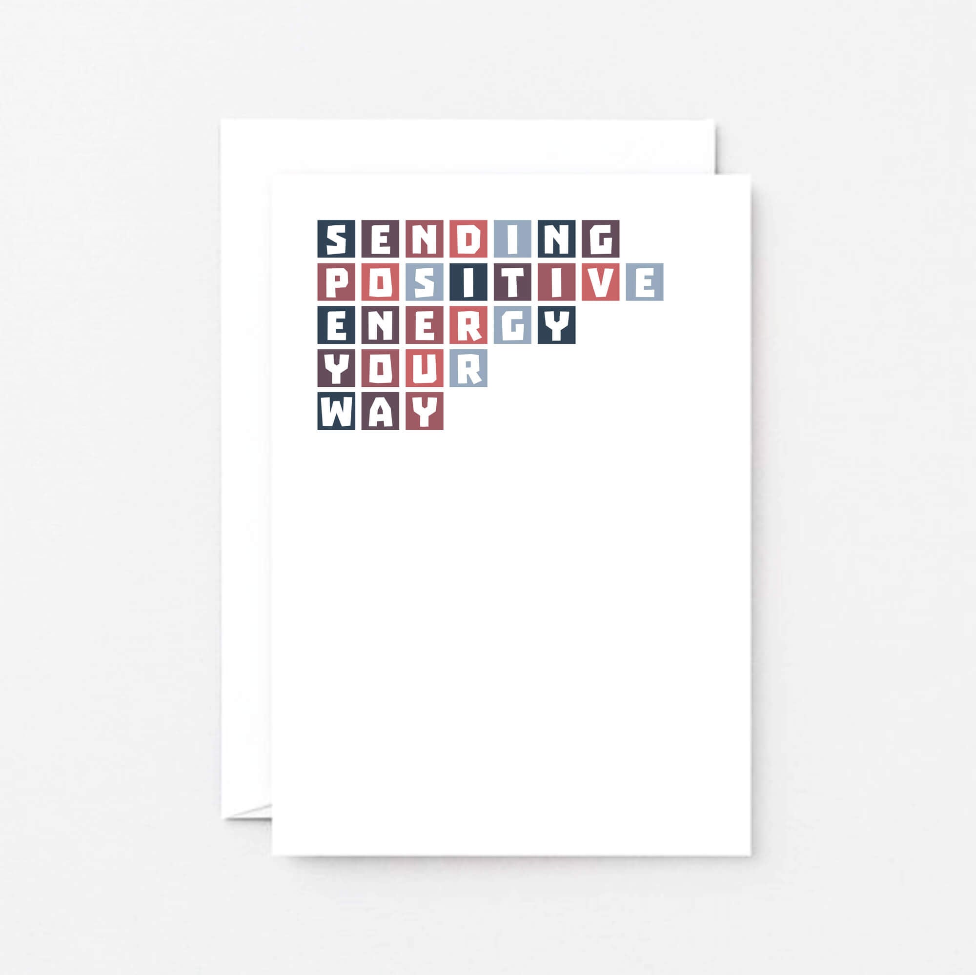Sending Positive Energy Your Way Card by SixElevenCreations. Product Code SE0310A6