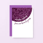 Ramadan Card by SixElevenCreations. Reads Ramadan Mubarak from our home to yours. Product Code SEH0011A6