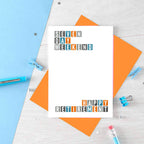 Retirement Card by SixElevenCreations. Reads Seven day weekend. Happy retirement. Product Code SE0329A6