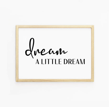 Dream A Little Dream Wall Art-SixElevenCreations-SEL0017