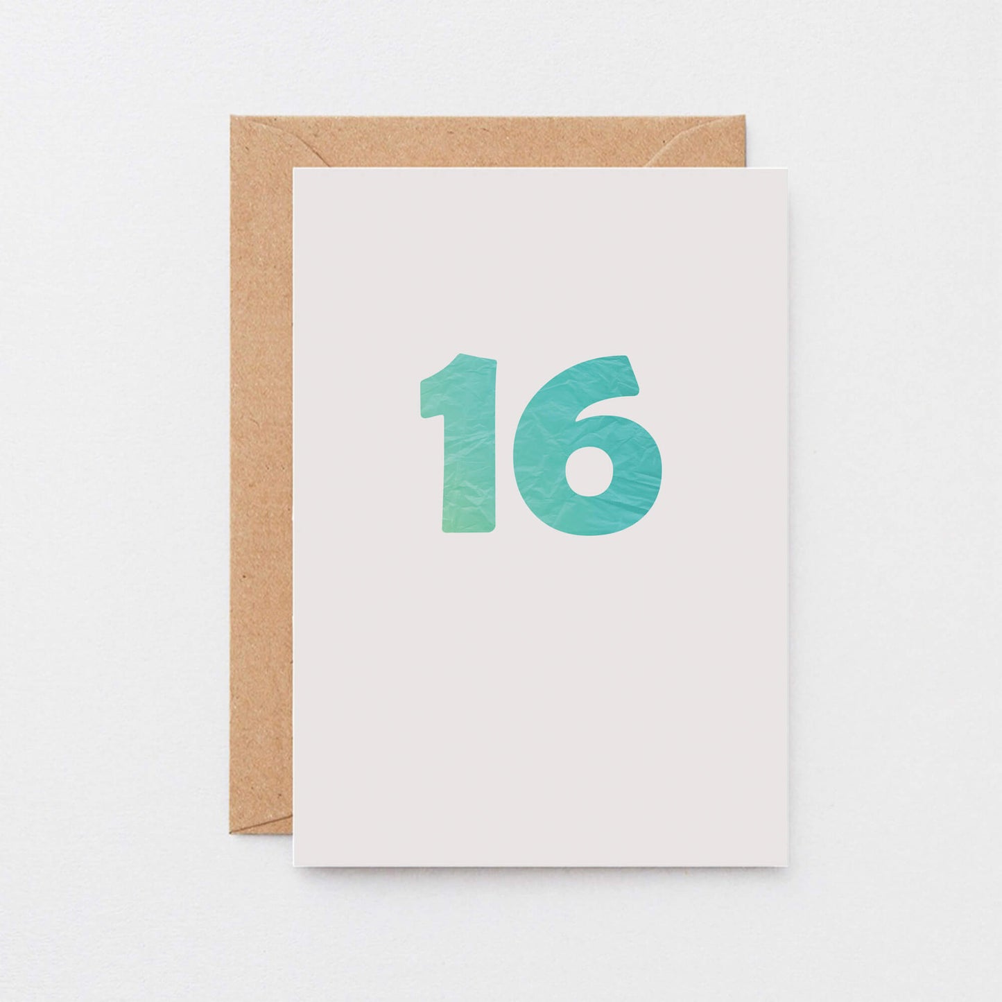 16 Years Card by SixElevenCreations. Product Code SE4061A6