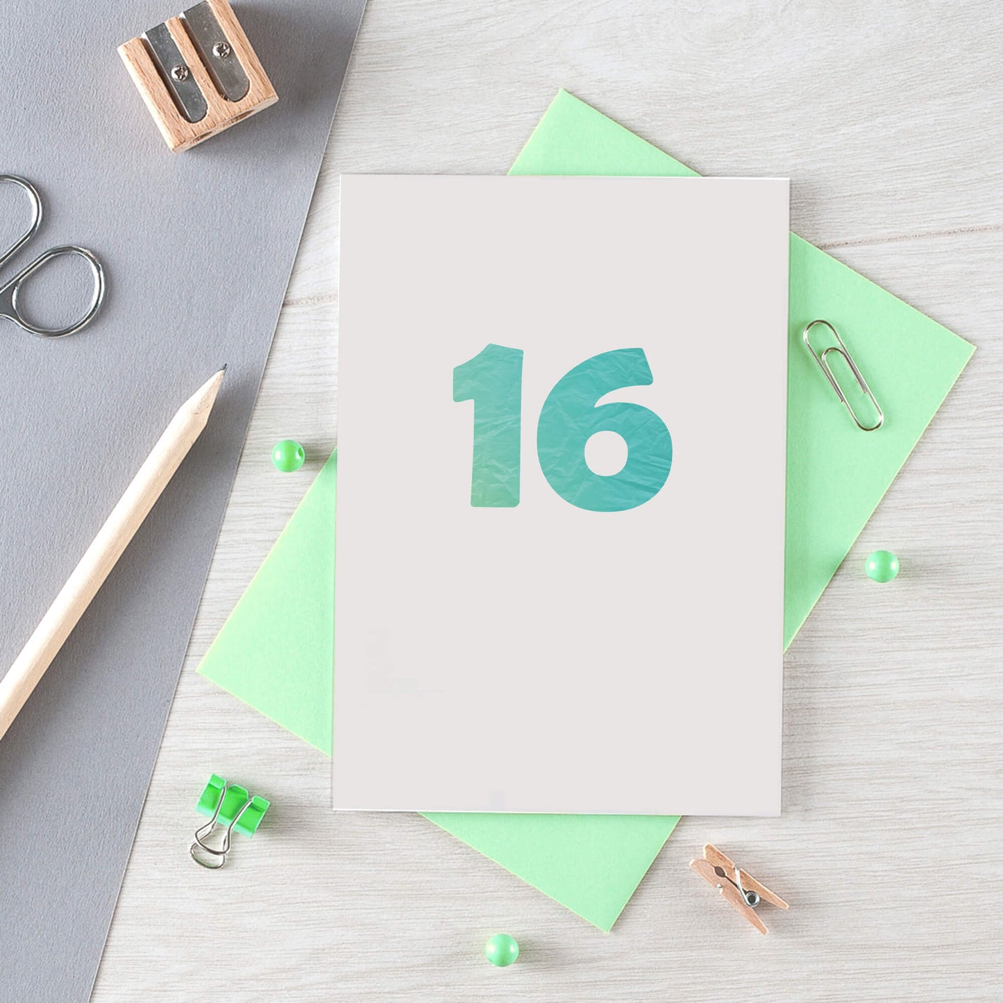 16 Years Card by SixElevenCreations. Product Code SE4061A6