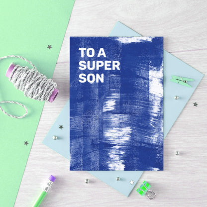 To A Super Son Card by SixElevenCreations. Product Code SE0805A6