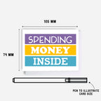 Giftcard Envelope by SixElevenCreations. Reads Spending Money Inside. Product Code SES0005A7