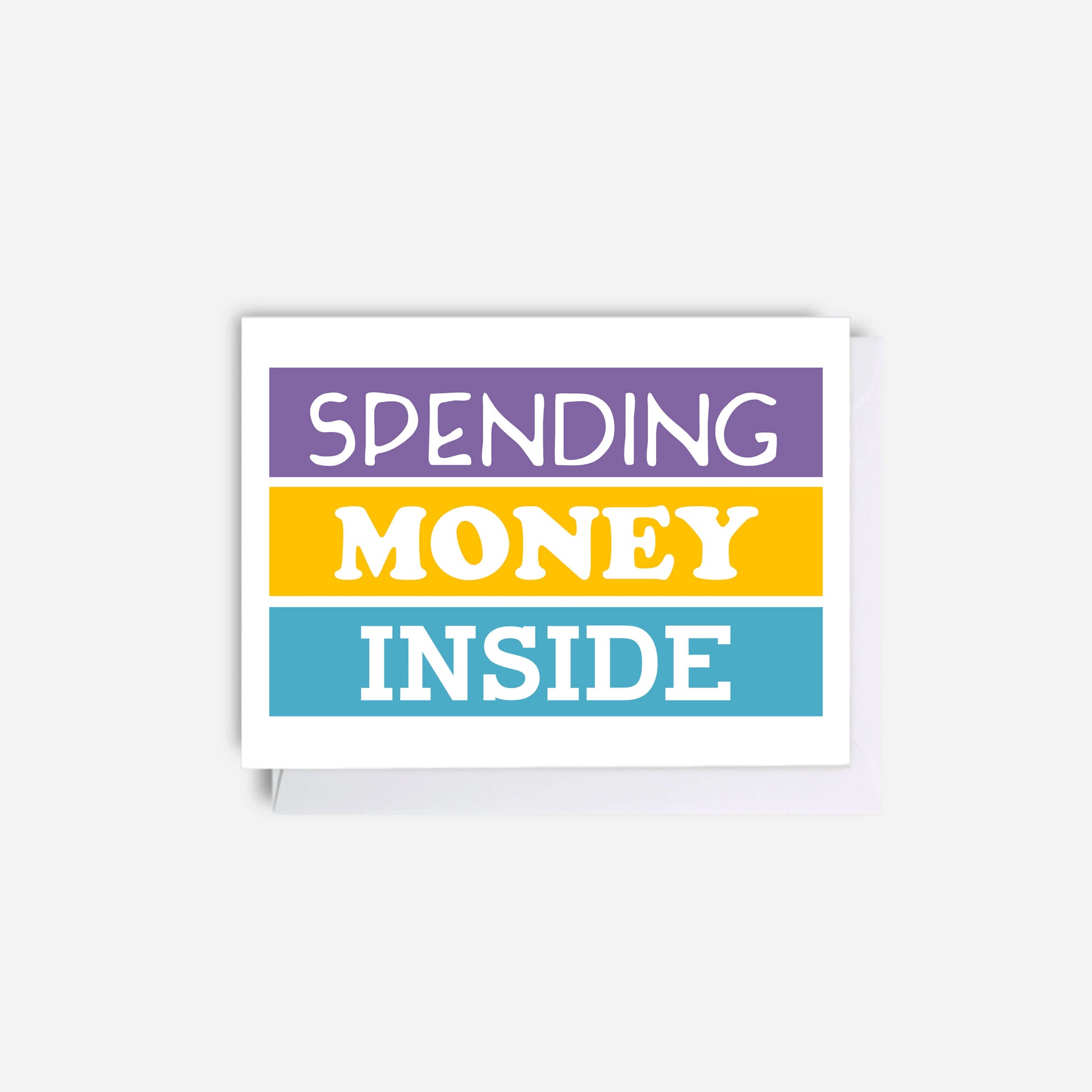 Giftcard Envelope by SixElevenCreations. Reads Spending Money Inside. Product Code SES0005A7