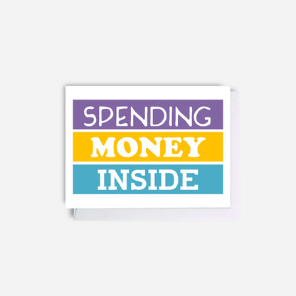 Giftcard Envelope by SixElevenCreations. Reads Spending Money Inside. Product Code SES0005A7