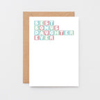 Best Bonus Daughter Ever Card by SixElevenCreations. Product Code SE0362A6