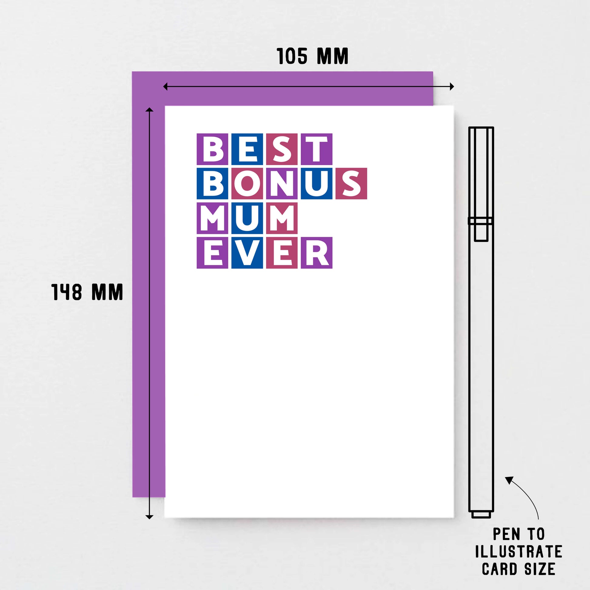 Best Bonus Dad Ever Card by SixElevenCreations. Product Code SE0327A6