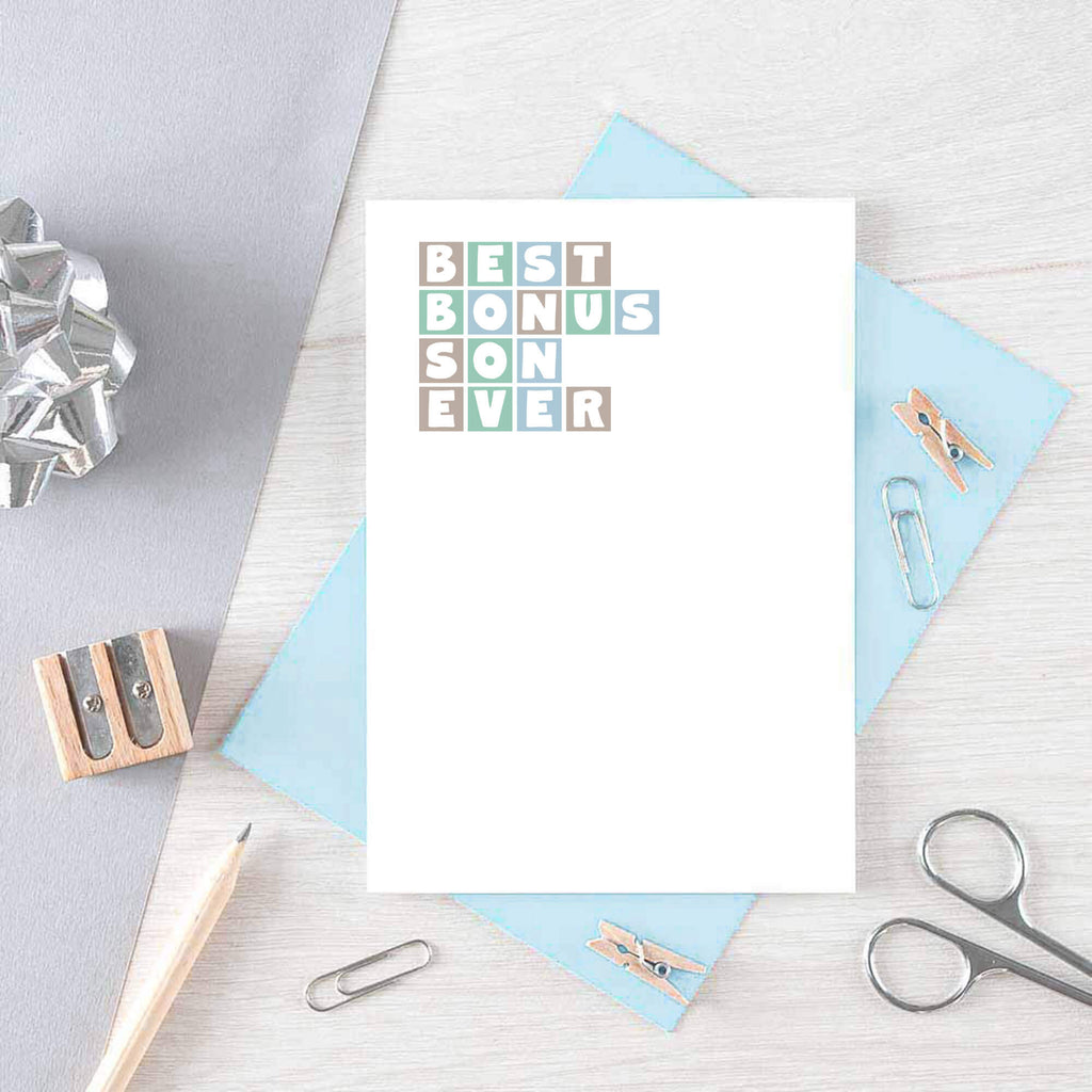 Best Bonus Son Ever Card by SixElevenCreations. Product Code SE0361A6