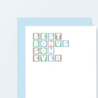 Best Bonus Son Ever Card by SixElevenCreations. Product Code SE0361A6