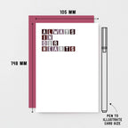 Sympathy Card by SixElevenCreations. Reads Always in our hearts. Product Code SE0284A6