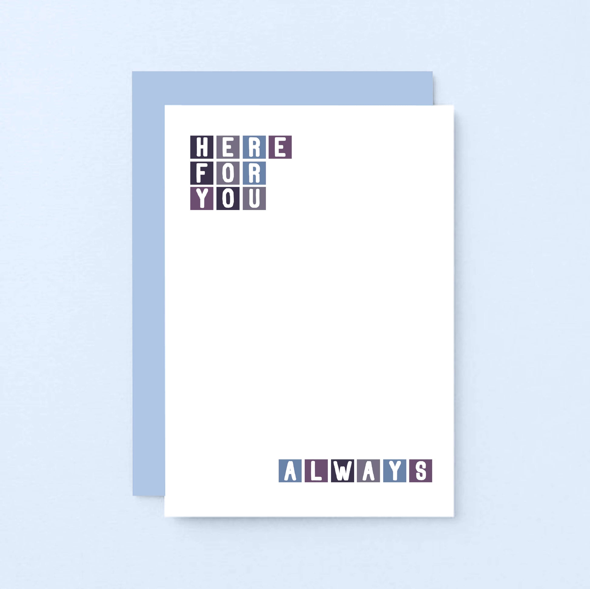 Thinking Of You Card by SixElevenCreations. Reads Here for you Always. Product Code SE0264A6