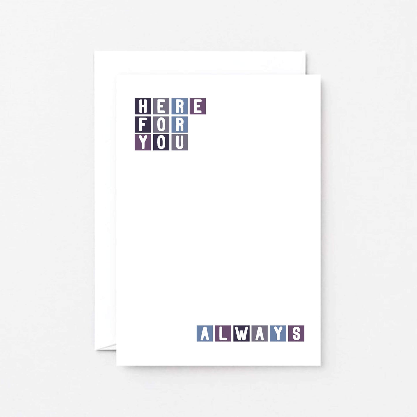 Thinking Of You Card by SixElevenCreations. Reads Here for you Always. Product Code SE0264A6