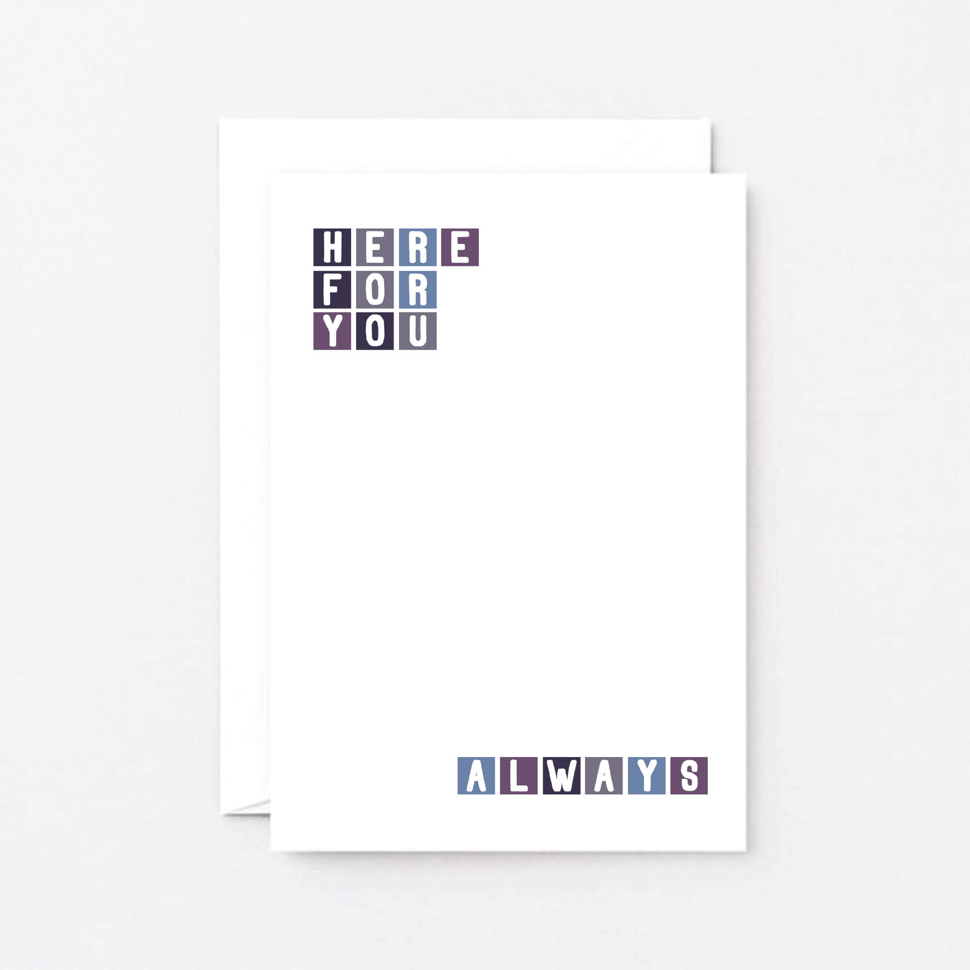 Thinking Of You Card by SixElevenCreations. Reads Here for you Always. Product Code SE0264A6