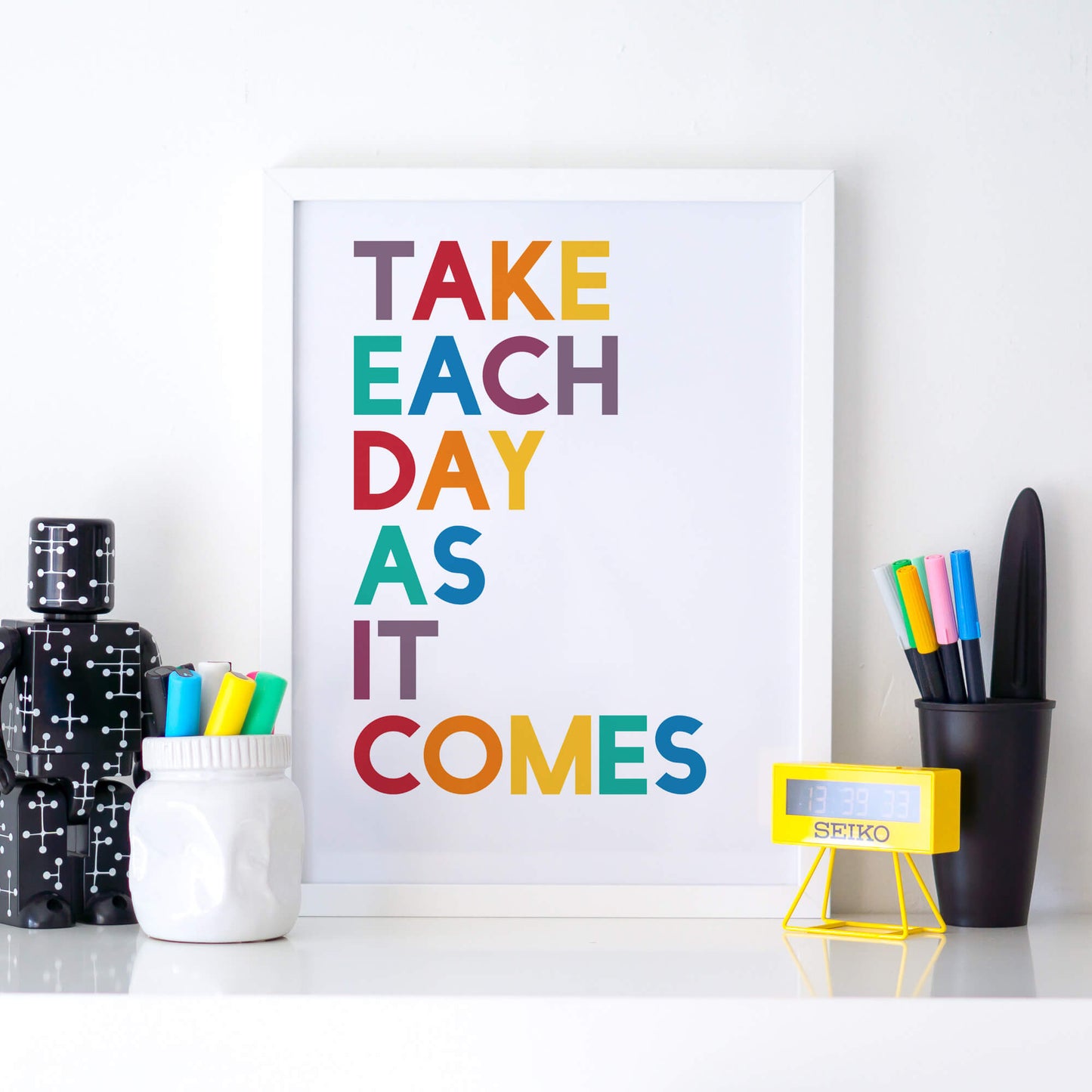 Take Each Day As It Comes Print by SixElevenCreations. Product Code SEP0207