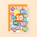 10th Birthday Card by SixElevenCreations. Product Code SE2070A6