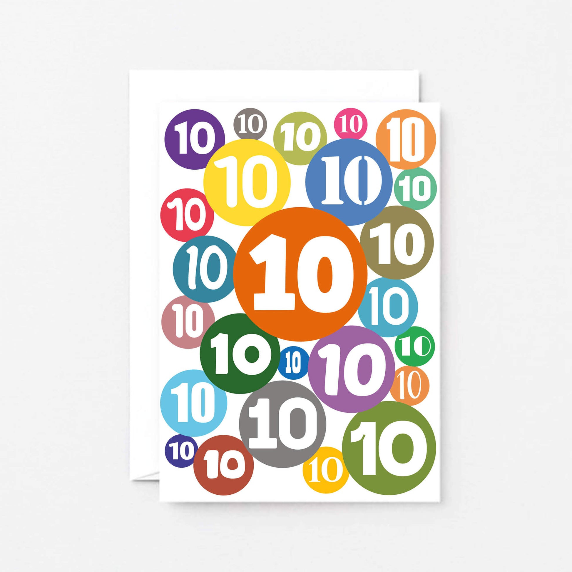10th Birthday Card by SixElevenCreations. Product Code SE2070A6